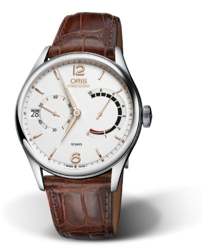 Oris Artelier 01 111 7700 4021-Set 1 23 83FC Silver 43.00 mm Handwound