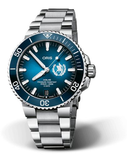 Oris Aquis 01 400 7763 4115-Set Blue 43.50 mm Automatic