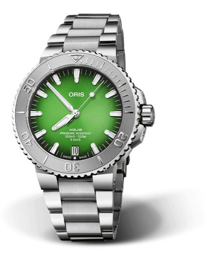Oris Aquis 01 400 7763 4117-Set Green 43.50 mm Automatic