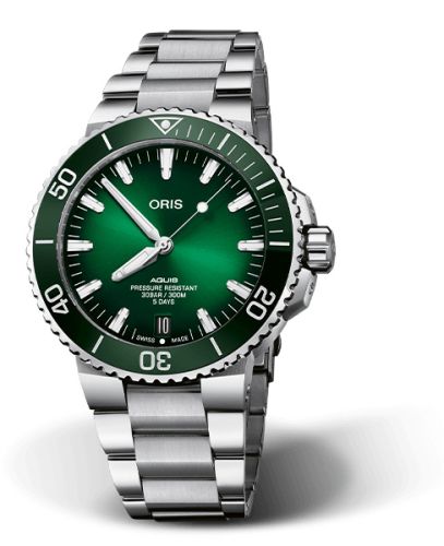 Oris Aquis 01 400 7763 4157-07 8 24 09PEB Green 43.50 mm Automatic