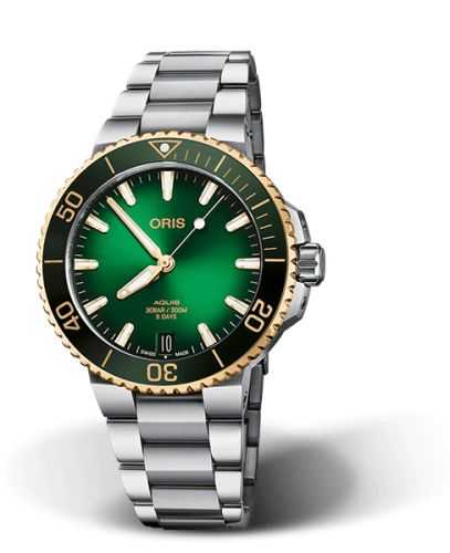 Oris Aquis 01 400 7769 6357-07 8 22 09PEB Green 41.50 mm Automatic