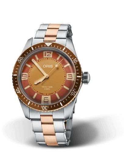Oris Divers 65 01 400 7772 4316-Set Brown 400.00 mm Automatic