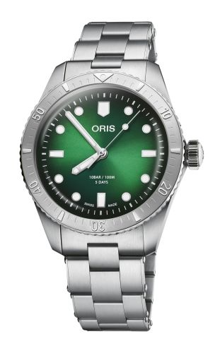 Oris Divers 65 01 400 7774 4057-07 8 19 18 Green 38.00 mm Automatic