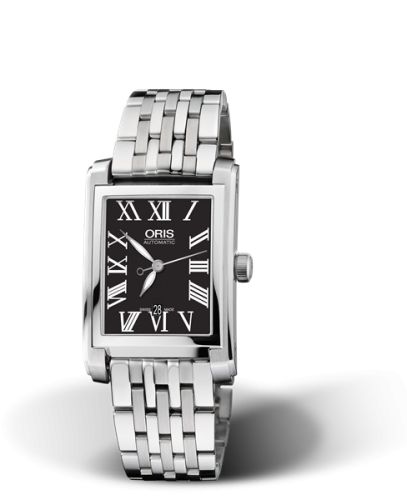 Oris Rectangular 01 561 7656 4074-07 8 17 82 Black 24.50 mm Automatic