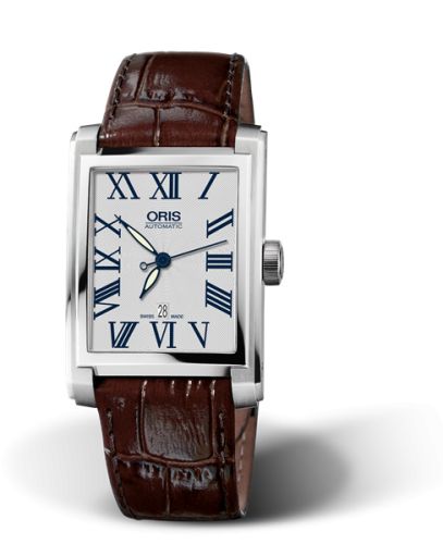 Oris Rectangular 01 561 7657 4071-07 5 21 70FC Silver  Automatic