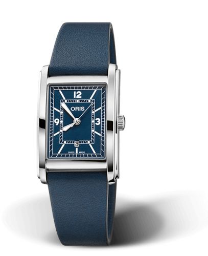 Oris Rectangular 01 561 7783 4065-07 5 19 17 Blue 25.50 mm Automatic