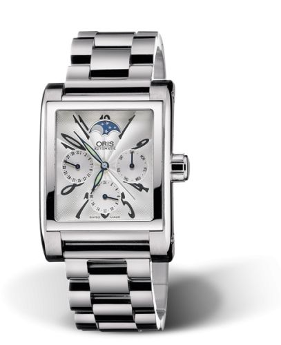 Oris Rectangular 01 581 7528 4061-07 8 22 68 Silver 33.50 mm Automatic