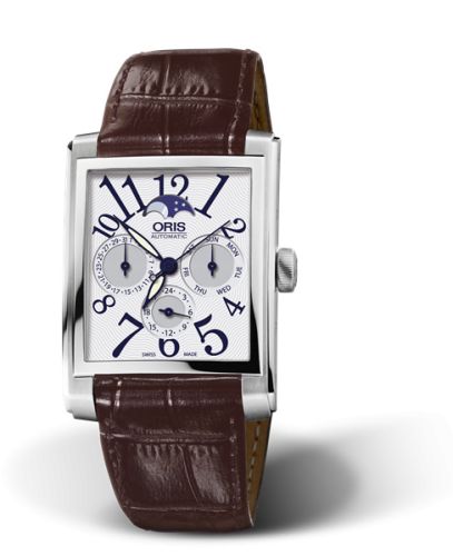 Oris Rectangular 01 582 7658 4061-07 5 23 70FC Silver 33.00 mm Automatic