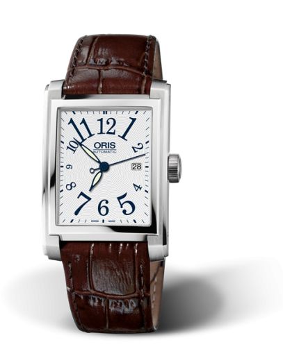 Oris Rectangular 01 583 7657 4061-07 5 21 70FC Silver 30.00 mm Automatic