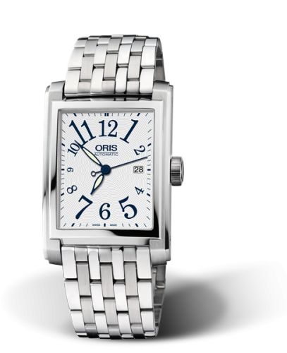 Oris Rectangular 01 583 7657 4061-07 8 21 82 Silver 30.00 mm Automatic