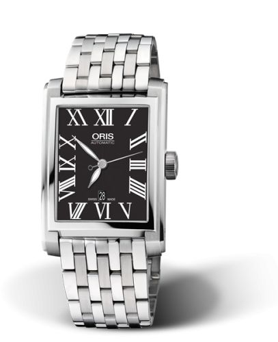 Oris Rectangular 01 583 7657 4074-07 8 21 82 Black 30.00 mm Automatic