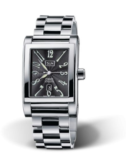 Oris Rectangular 01 585 7525 4064-07 8 20 68 Black 30.00 mm Automatic