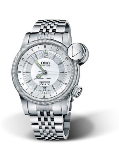 Oris Flight Timer 01 635 7568 4061-07 8 21 61 Silver 42.00 mm Automatic