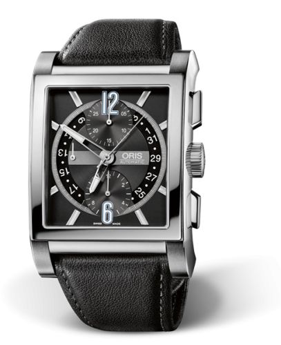 Oris Rectangular 01 674 7625 7064-07 5 27 71FC Black 38.00 mm Automatic