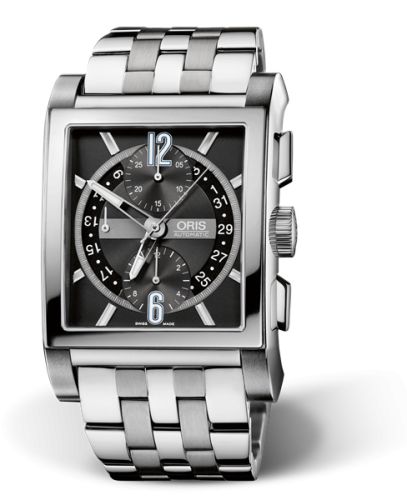 Oris Rectangular 01 674 7625 7064-07 8 27 77 Black 38.00 mm Automatic