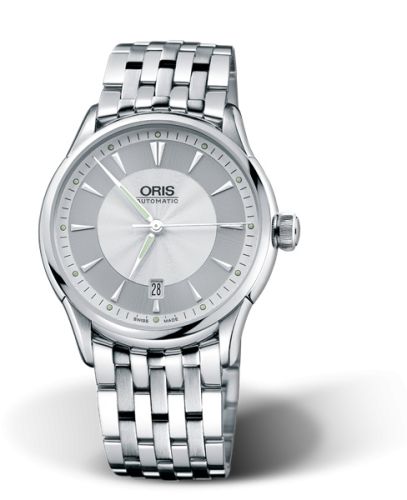Oris Artelier 01 733 7591 4051-07 8 21 73 Silver 40.00 mm Automatic