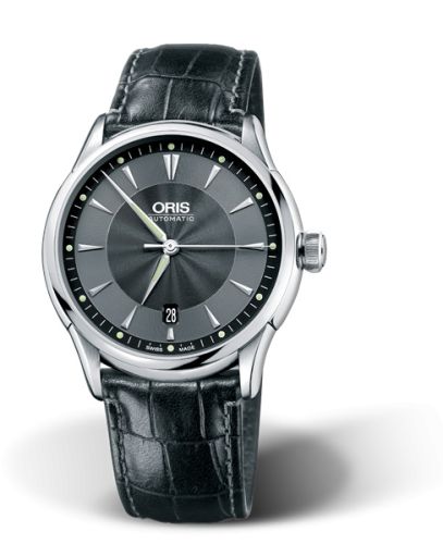 Oris Artelier 01 733 7591 4054-07 5 21 71FC Black 40.00 mm Automatic