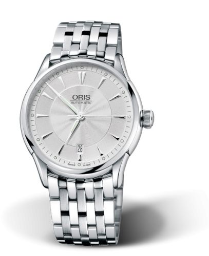 Oris Artelier 01 733 7591 4091-07 8 21 73 Silver 40.00 mm Automatic