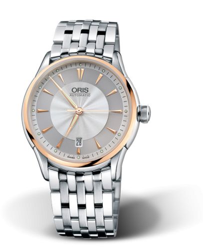 Oris Artelier 01 733 7591 6351-07 8 21 73 Silver 40.00 mm Automatic