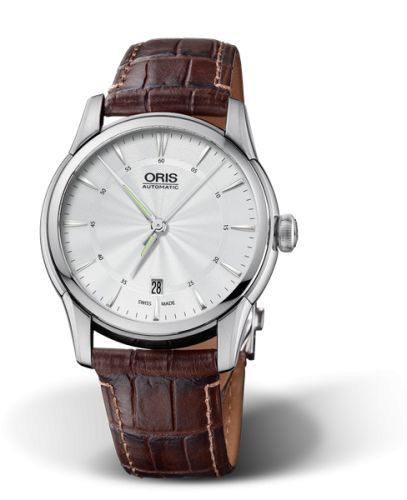 Oris Artelier 01 733 7670 4051-07 5 21 70FC Silver 40.00 mm Automatic