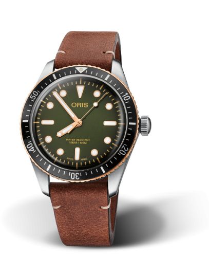 Oris Divers 65 01 733 7707 4387-07 5 20 45 Green 40.00 mm Automatic
