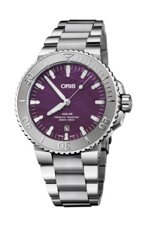 Oris Aquis 01 733 7730 4118-Set Purple 43.50 mm Automatic