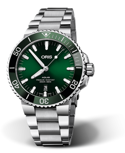 Oris Aquis 01 733 7730 4157-07 8 24 05PEB Green 43.00 mm Automatic