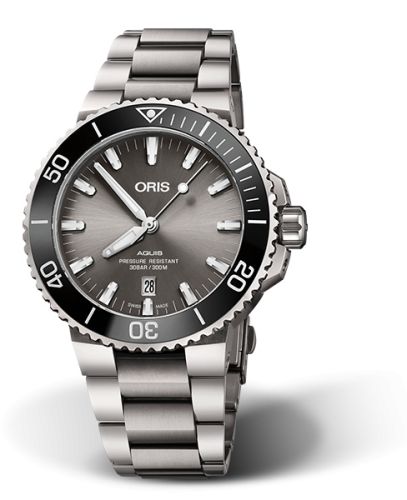 Oris Aquis 01 733 7730 7153-07 8 24 15PEB Grey 43.50 mm Automatic