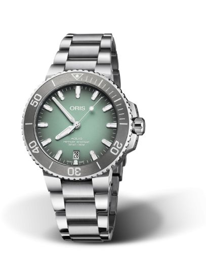 Oris Aquis 01 733 7732 4137-07 8 21 05PEB Green 39.50 mm Automatic