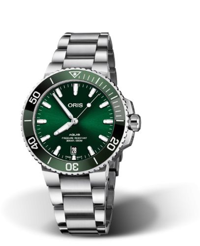 Oris Aquis 01 733 7732 4157-07 8 21 05PEB Green 39.50 mm Automatic