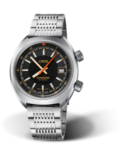 Oris Chronoris 01 733 7737 4034-Set MB Black 39.00 mm Automatic