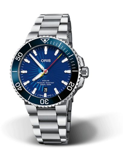 Oris Aquis 01 733 7766 4185-Set Blue 41.50 mm Automatic