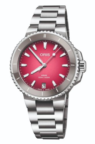 Oris Aquis 01 733 7792 4158-07 8 19 05P Pink 36.50 mm Automatic