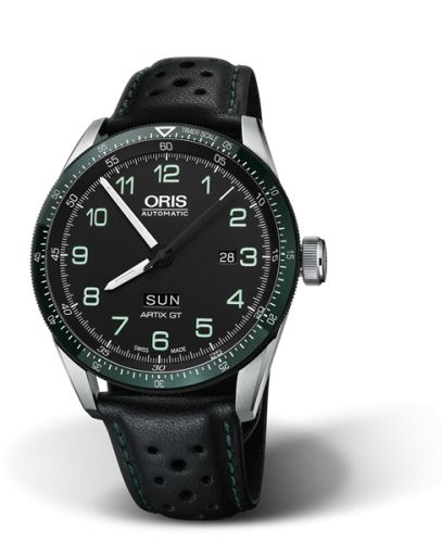 Oris Artix GT 01 735 7706 4494-Set LS Black 44.00 mm Automatic