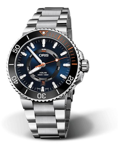 Oris Aquis 01 735 7734 4185-Set MB Blue 43.50 mm Automatic