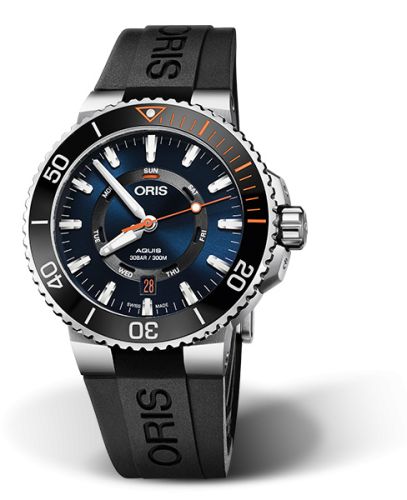 Oris Aquis 01 735 7734 4185-Set RS Blue 43.50 mm Automatic