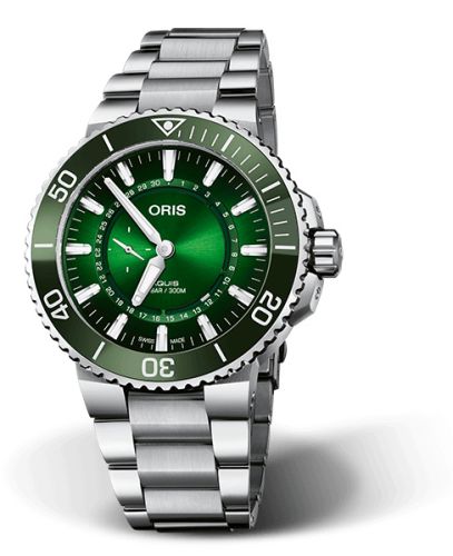 Oris Aquis 01 743 7734 4187-Set Green 43.50 mm Automatic