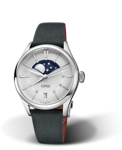 Oris Artelier 01 763 7723 4051-07 5 18 34FC Silver 36.00 mm Automatic