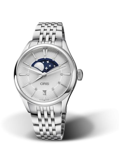 Oris Artelier 01 763 7723 4051-07 8 18 79 Silver 36.00 mm Automatic