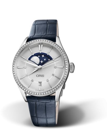 Oris Artelier 01 763 7723 4951-07 5 18 66FC Silver 36.00 mm Automatic