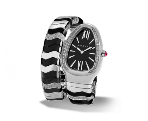 Bulgari Serpenti 102129 Black 35.00 mm Quartz