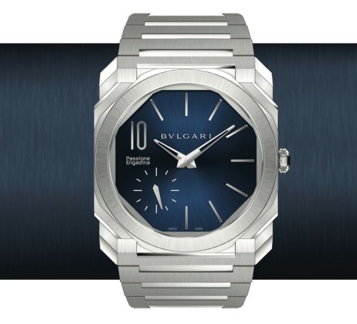 Bulgari Octo 103564 Blue 40.00 mm Automatic