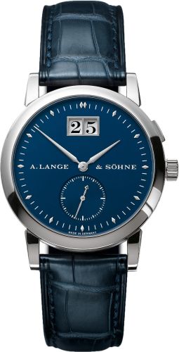 A. Lange & Sohne Saxonia 105.027 Blue 33.90 mm Handwound