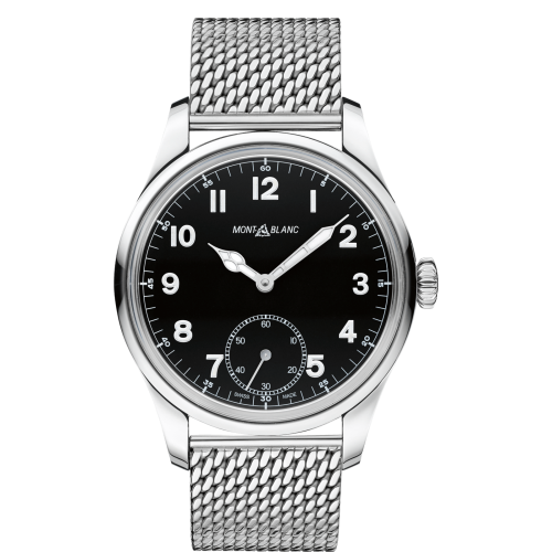 Montblanc 1858 112639 Black 44.00 mm Handwound