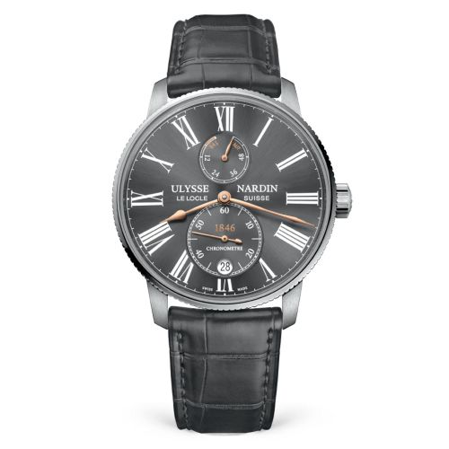 Ulysse Nardin Marine 1183-310/42-BQ Grey 42.00 mm Automatic