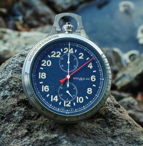 Montblanc 1858 118485 Blue 60.00 mm Handwound