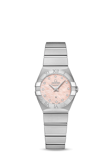 Omega Constellation 123.10.24.60.57.002 Pink 24.00 mm Quartz