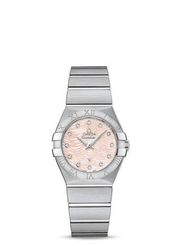 Omega Constellation 123.10.27.60.57.002 Pink 27.00 mm Quartz