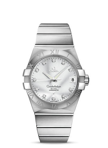 Omega Constellation 123.10.38.21.52.001 Silver 38.00 mm Automatic