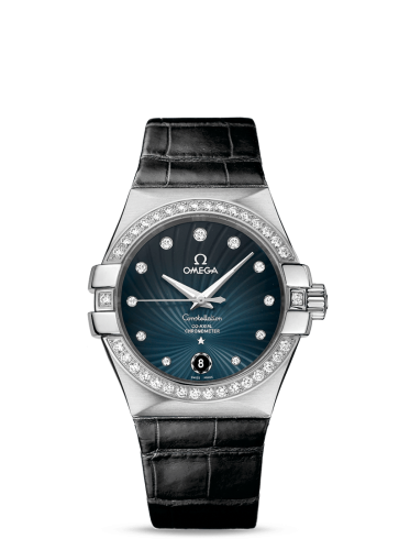 Omega Constellation 123.18.35.20.56.001 Blue 35.00 mm Automatic